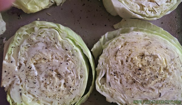 Light & Creamy Potato Leek Soup with Roasted Cabbage