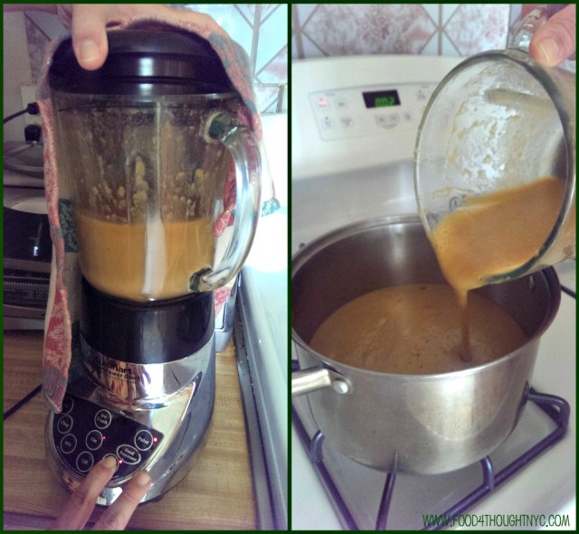 Light & Creamy Potato Leek Soup with Roasted Cabbage