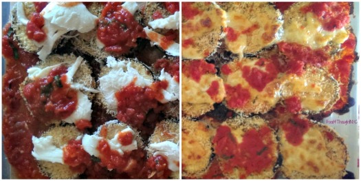 Baked Eggplant Parmesan with Homemade Tomato Sauce- Meatless Monday